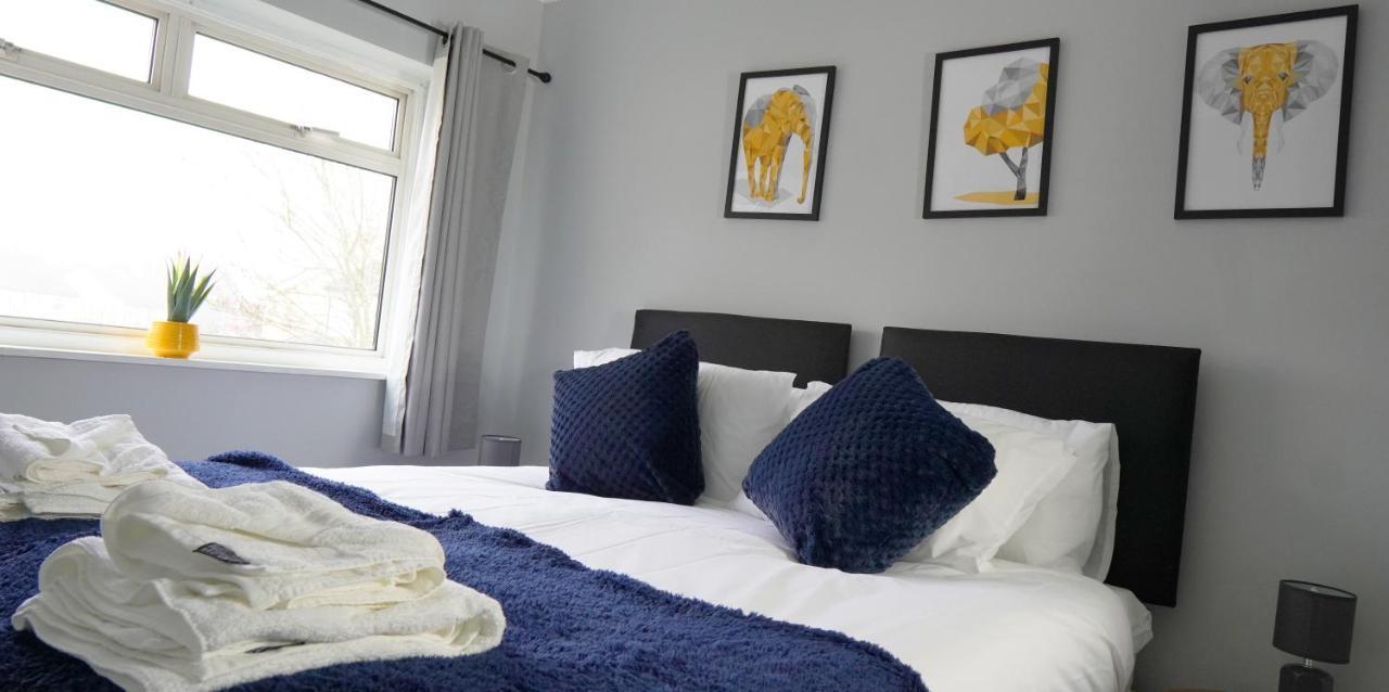 Portobello House - Four Bedroom House Perfect For Contractors - Sleeps 6 - Free Parking Wolverhampton Eksteriør bilde